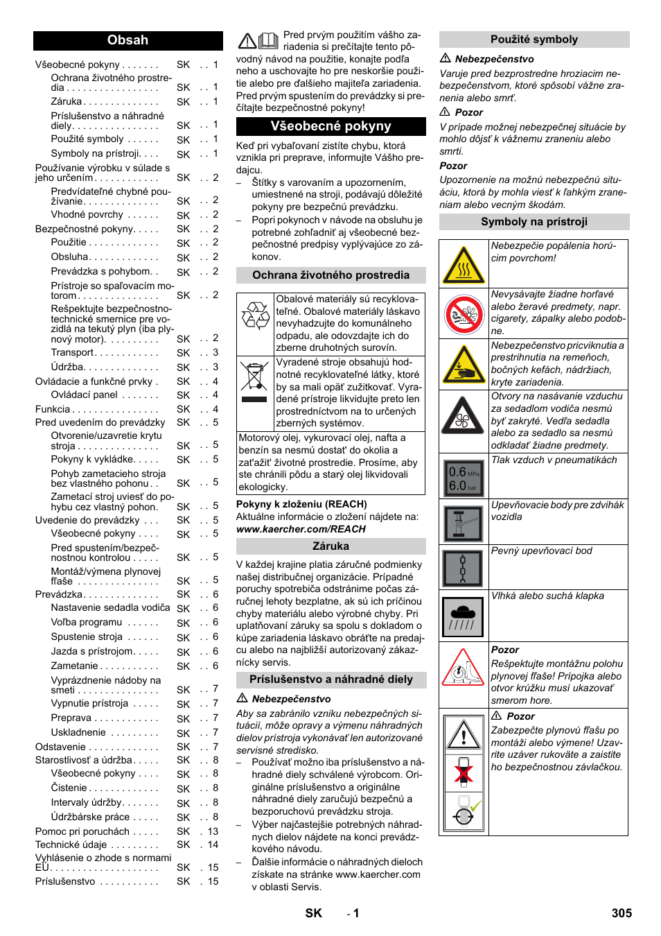 Karcher Balayeuse KM 90-60 R Lpg Adv User Manual | Page 305 / 432