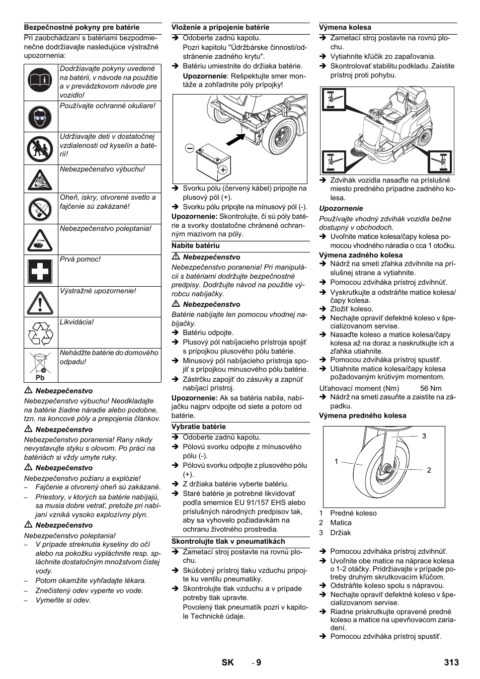 Karcher Balayeuse KM 90-60 R Lpg Adv User Manual | Page 313 / 432