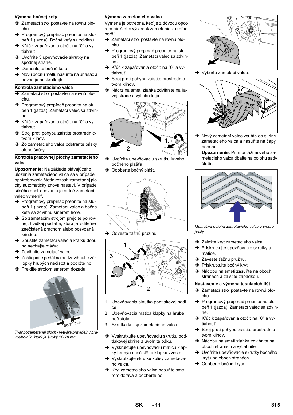 Karcher Balayeuse KM 90-60 R Lpg Adv User Manual | Page 315 / 432