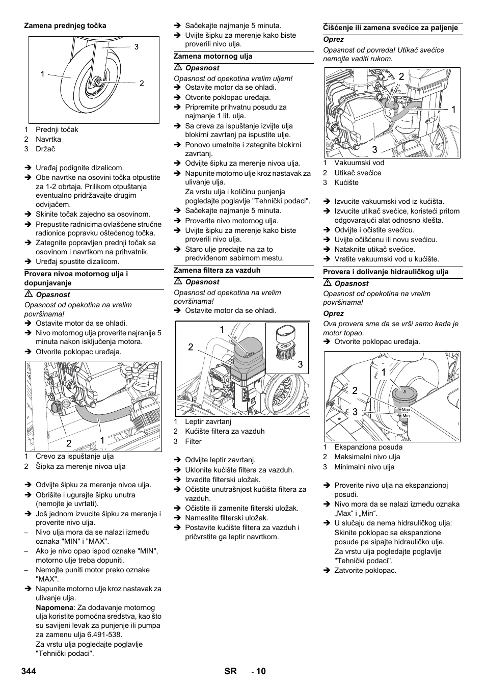 Karcher Balayeuse KM 90-60 R Lpg Adv User Manual | Page 344 / 432