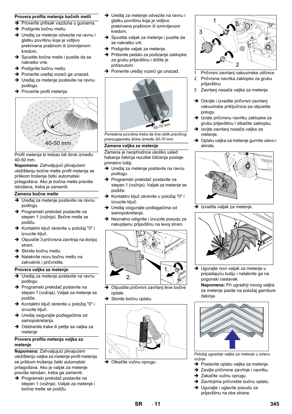 Karcher Balayeuse KM 90-60 R Lpg Adv User Manual | Page 345 / 432