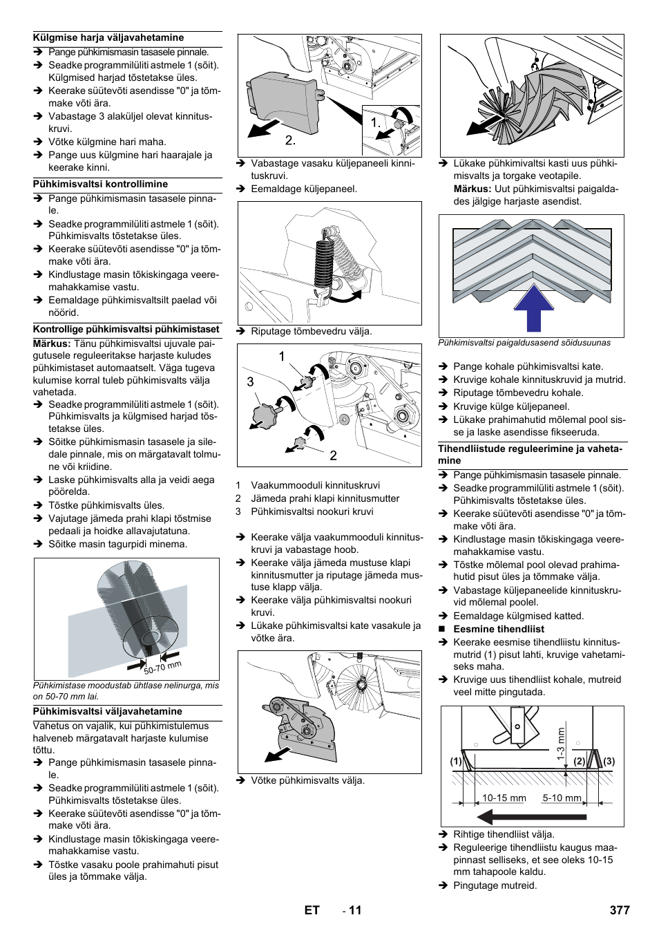 Karcher Balayeuse KM 90-60 R Lpg Adv User Manual | Page 377 / 432