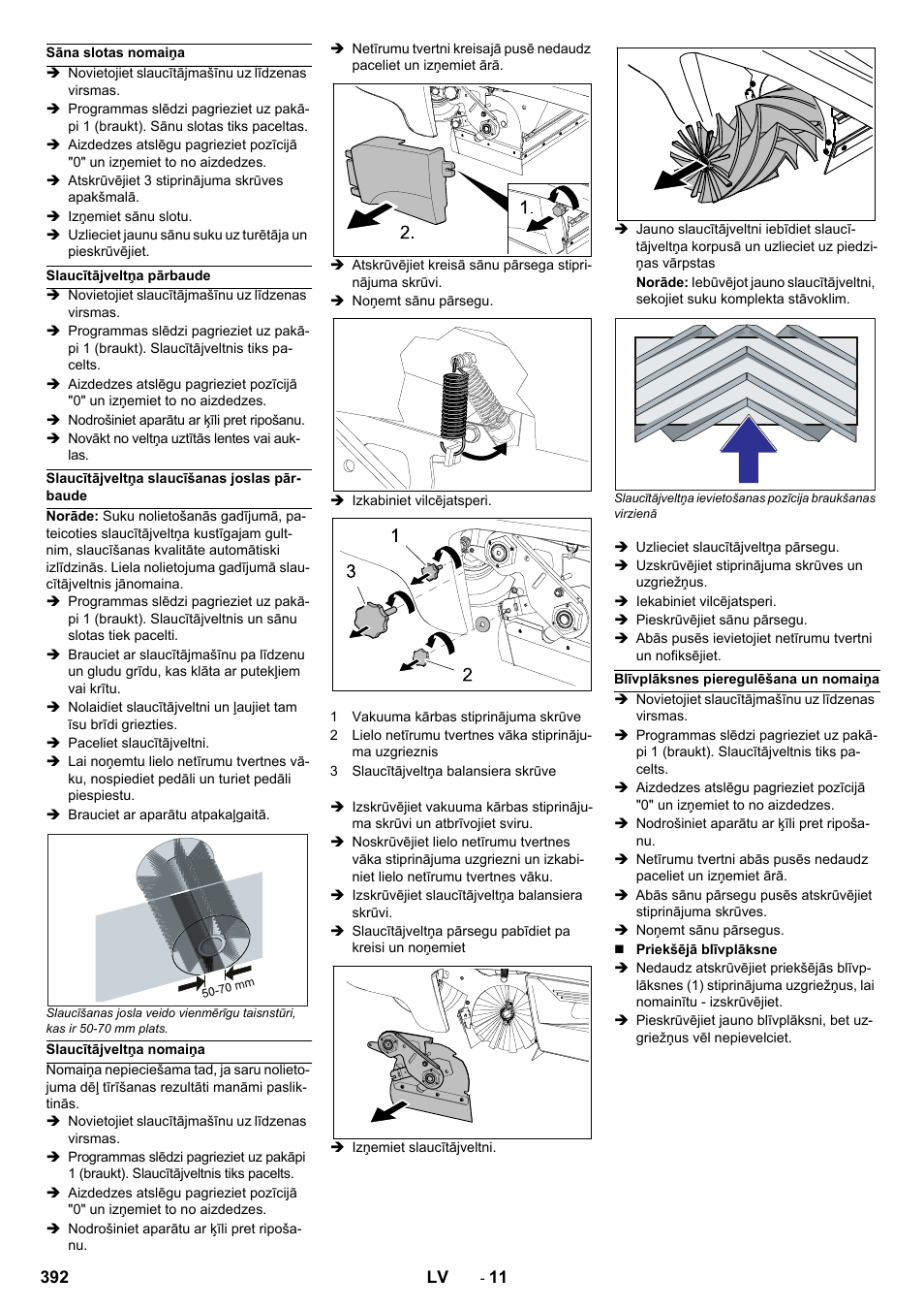 Karcher Balayeuse KM 90-60 R Lpg Adv User Manual | Page 392 / 432