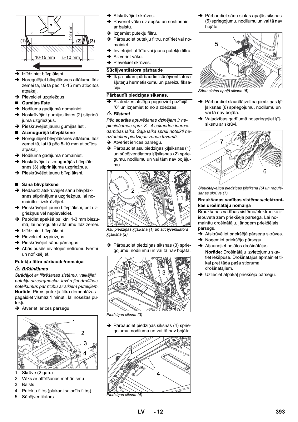 Karcher Balayeuse KM 90-60 R Lpg Adv User Manual | Page 393 / 432