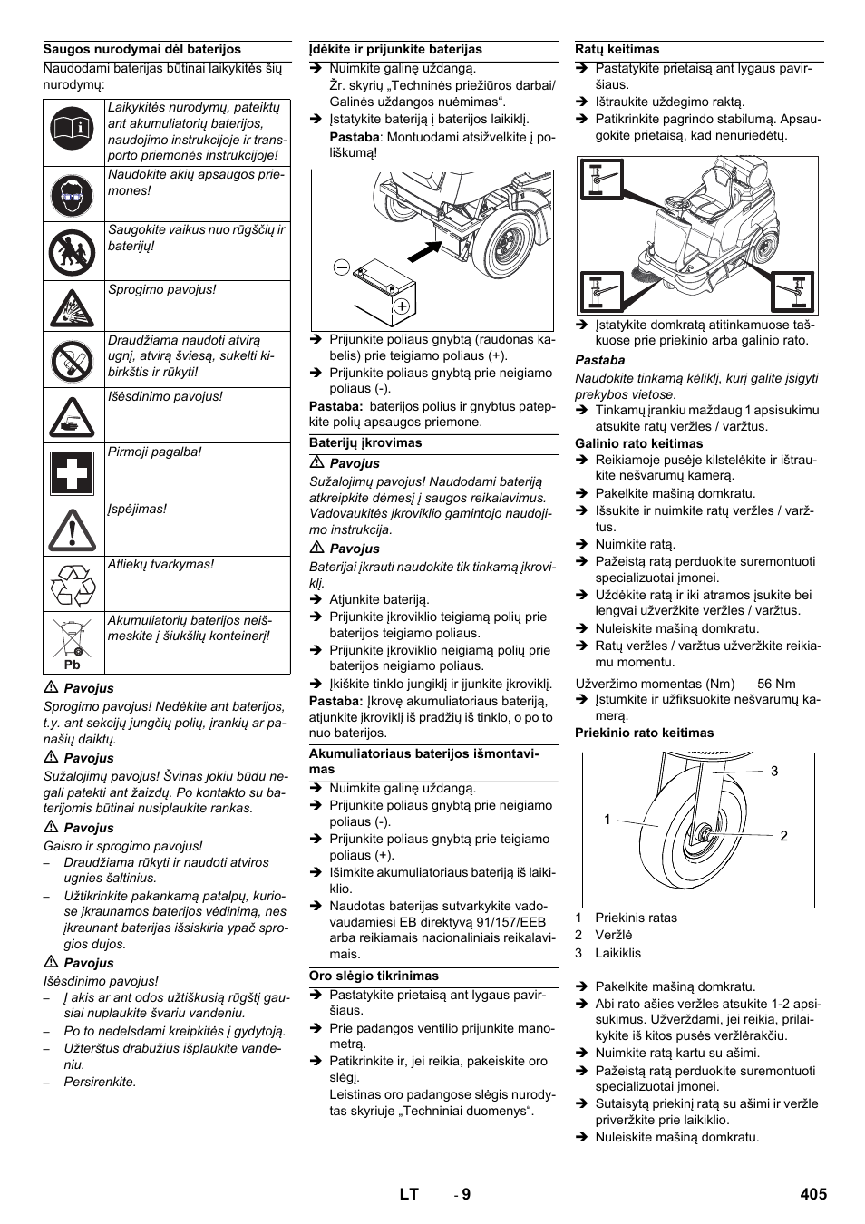 Karcher Balayeuse KM 90-60 R Lpg Adv User Manual | Page 405 / 432