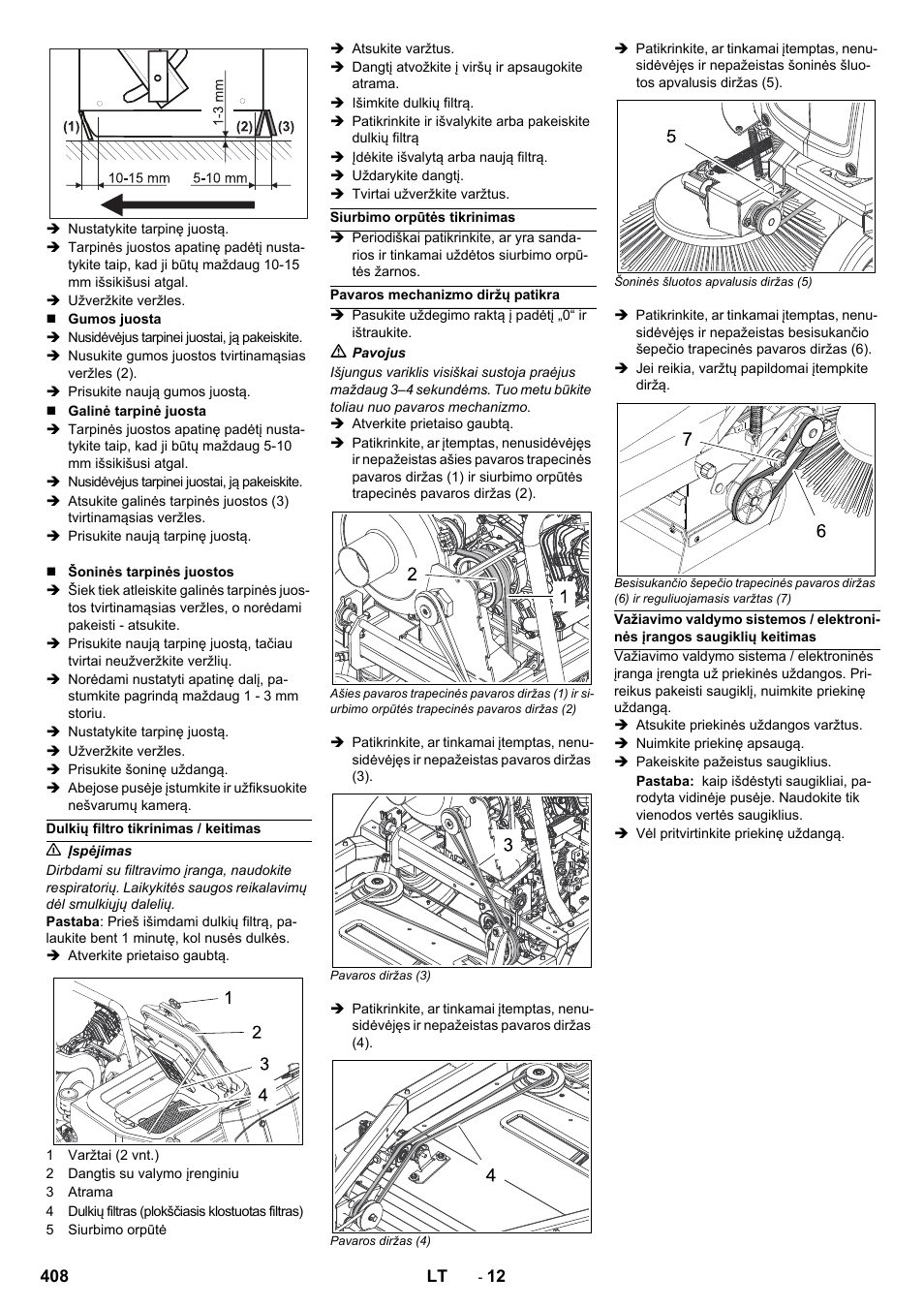 Karcher Balayeuse KM 90-60 R Lpg Adv User Manual | Page 408 / 432