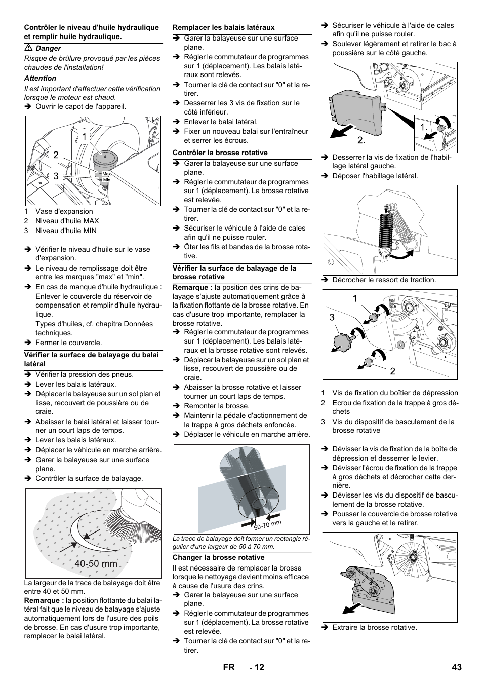 Karcher Balayeuse KM 90-60 R Lpg Adv User Manual | Page 43 / 432