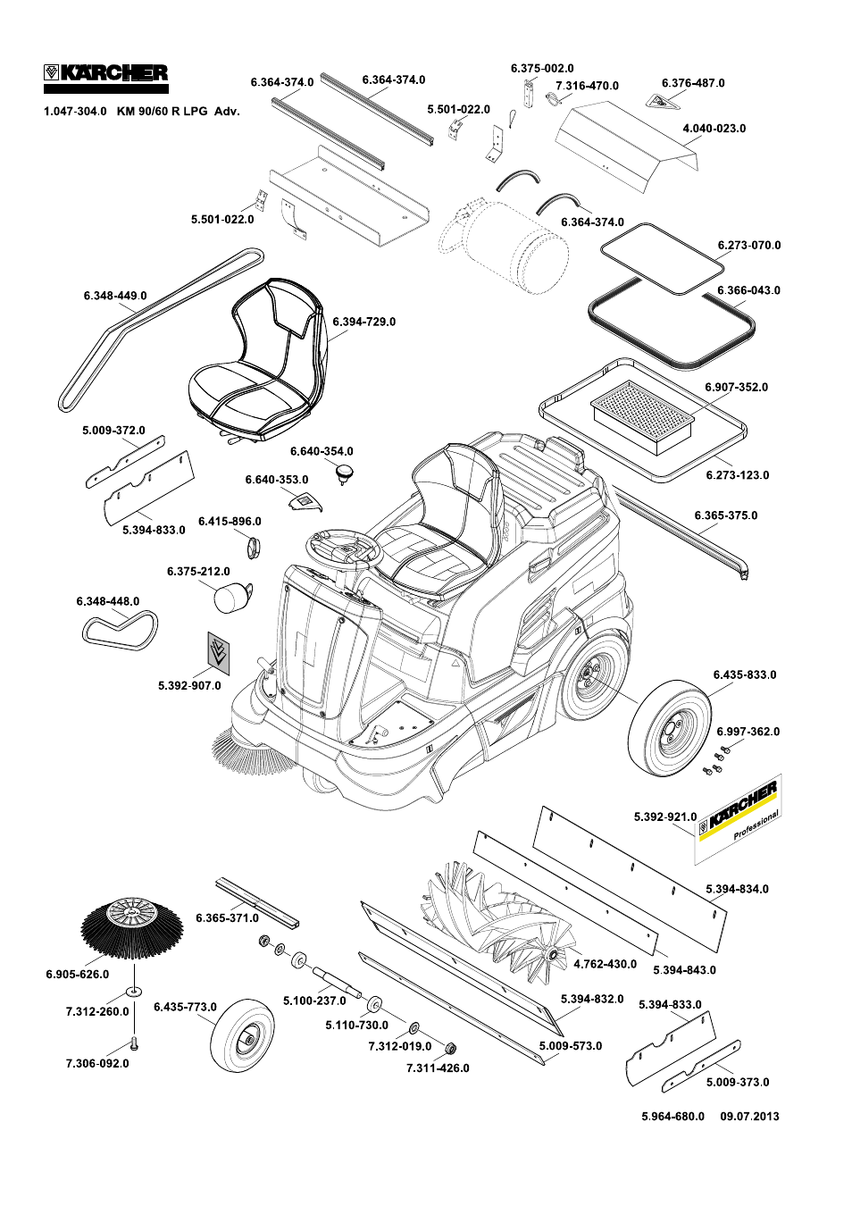 Karcher Balayeuse KM 90-60 R Lpg Adv User Manual | Page 431 / 432