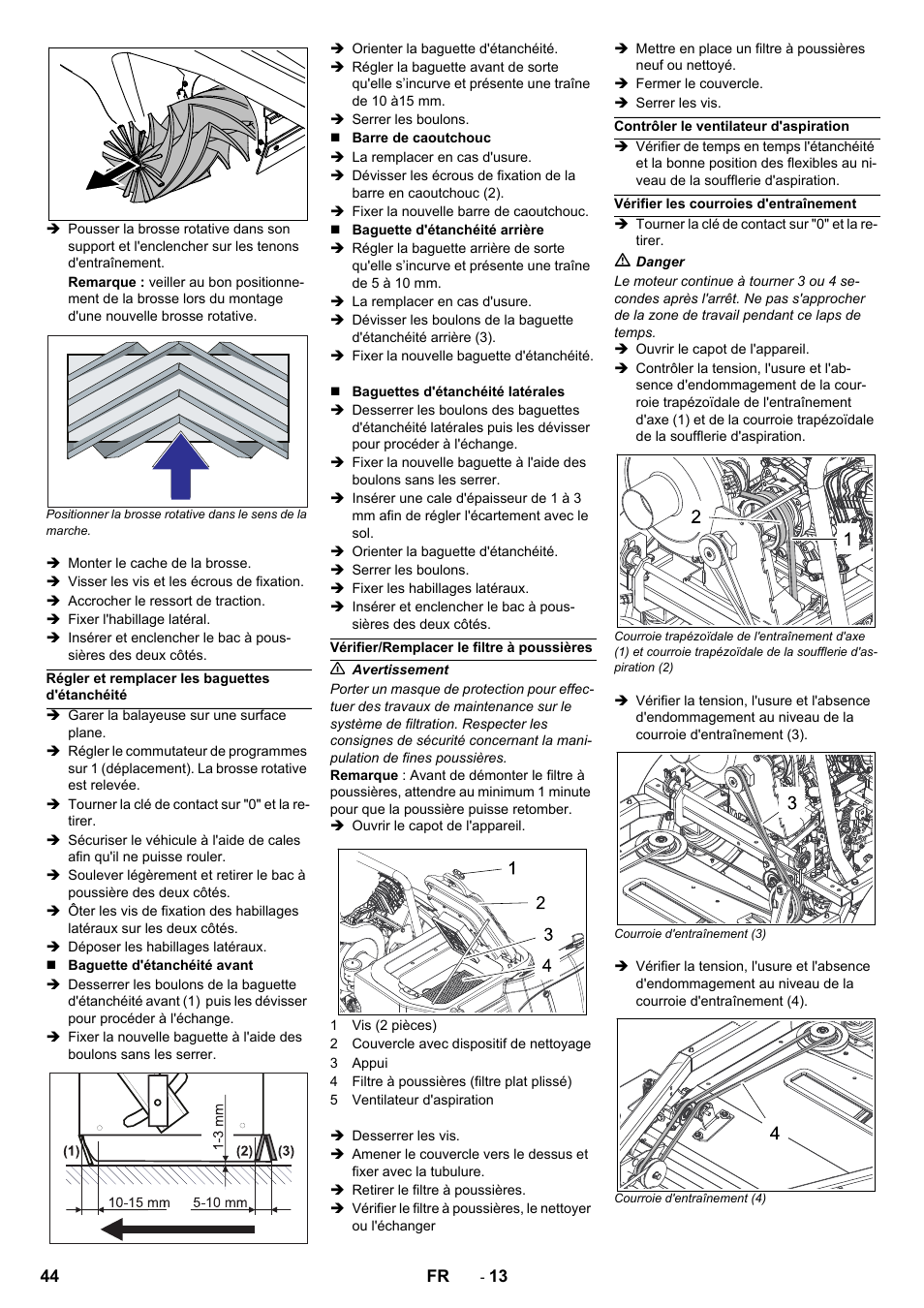 Karcher Balayeuse KM 90-60 R Lpg Adv User Manual | Page 44 / 432