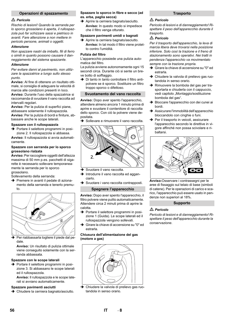 Karcher Balayeuse KM 90-60 R Lpg Adv User Manual | Page 56 / 432