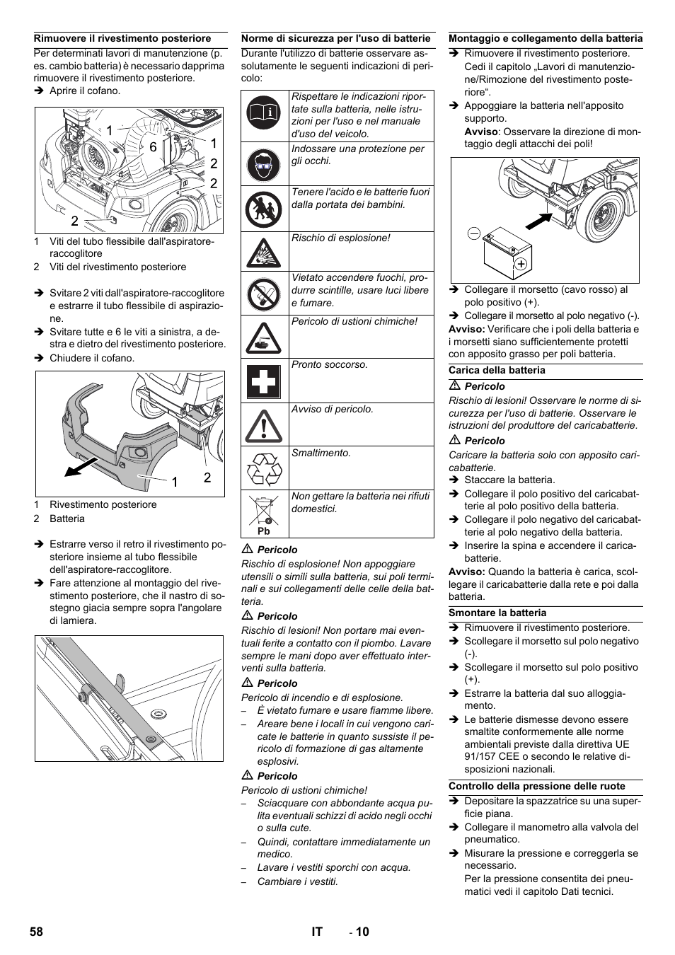 Karcher Balayeuse KM 90-60 R Lpg Adv User Manual | Page 58 / 432