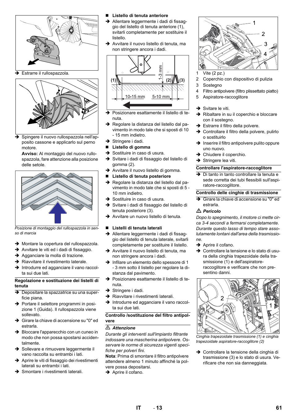 Karcher Balayeuse KM 90-60 R Lpg Adv User Manual | Page 61 / 432