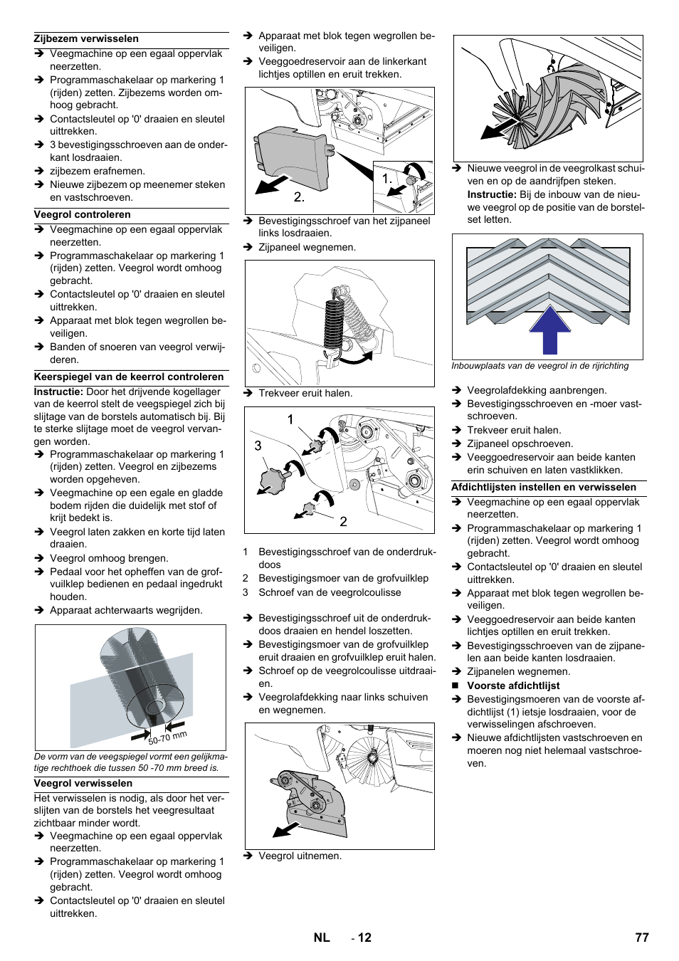 Karcher Balayeuse KM 90-60 R Lpg Adv User Manual | Page 77 / 432