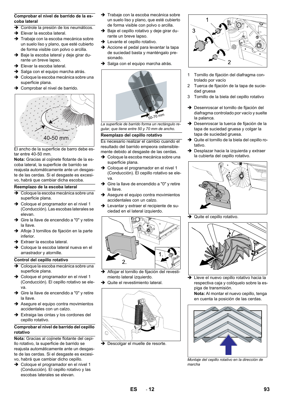 Karcher Balayeuse KM 90-60 R Lpg Adv User Manual | Page 93 / 432