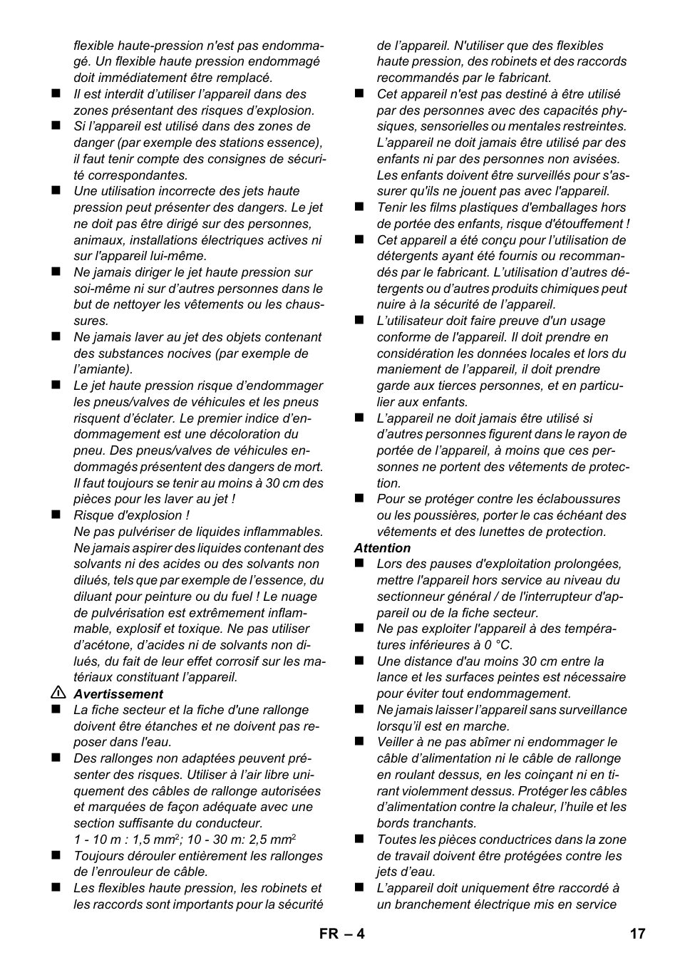 Karcher K 2-185 User Manual | Page 17 / 180