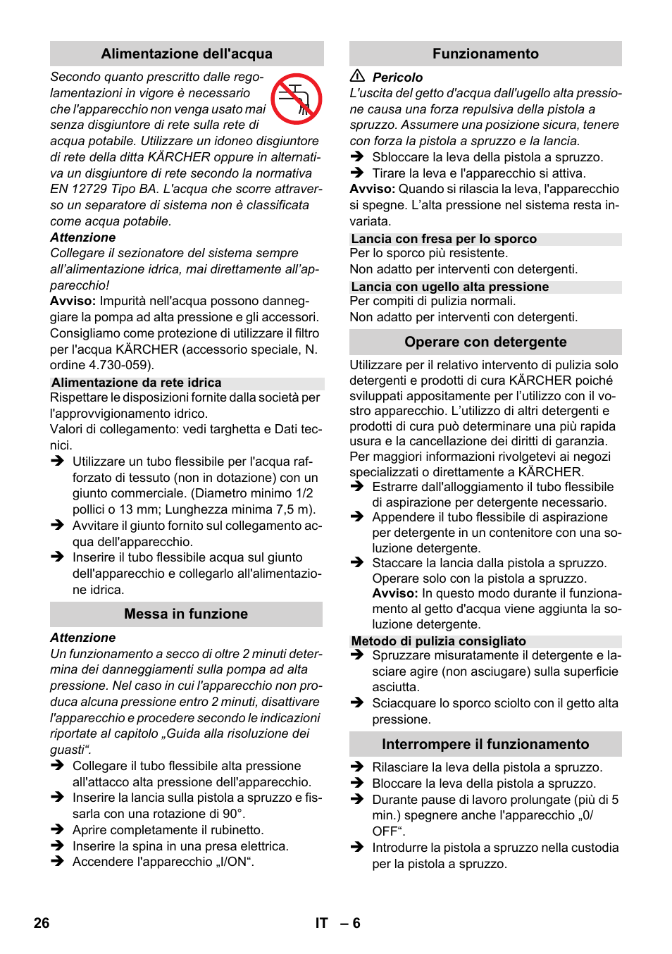 Karcher K 2-185 User Manual | Page 26 / 180
