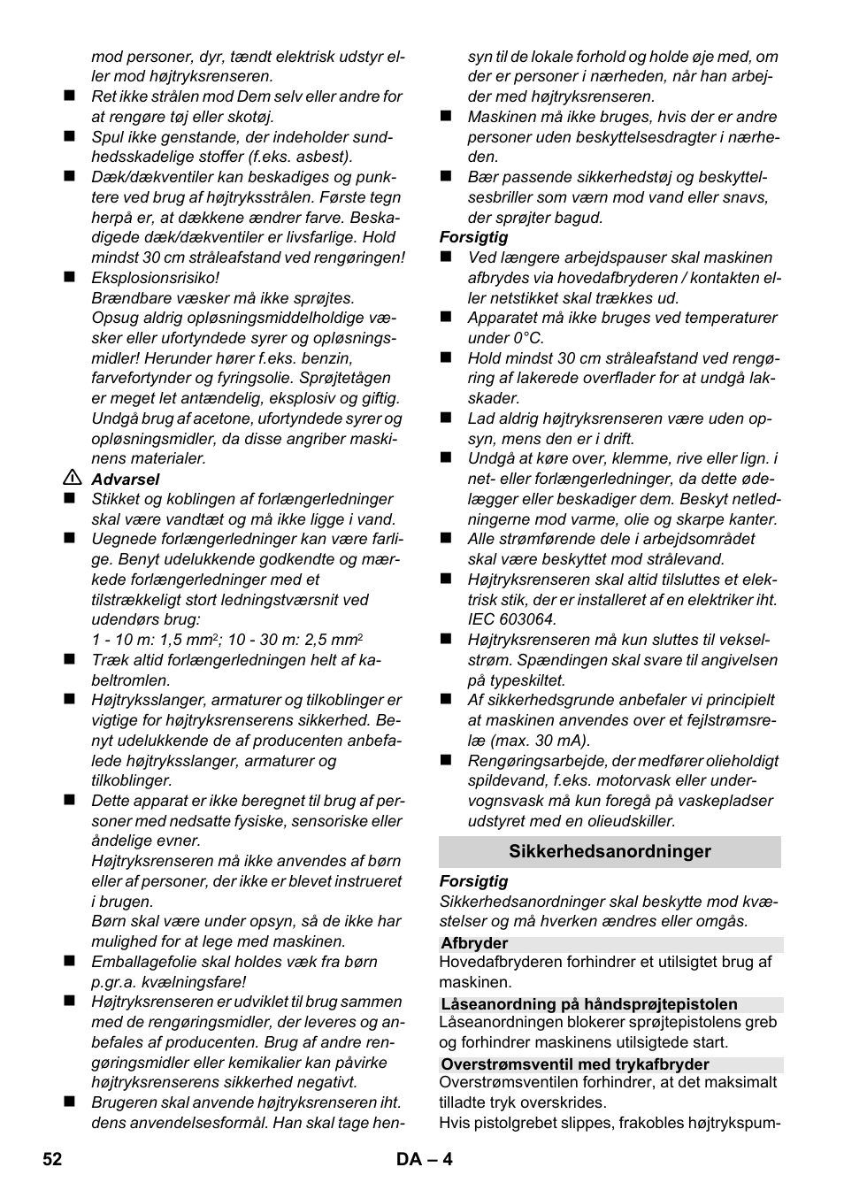 Karcher K 2-185 User Manual | Page 52 / 180