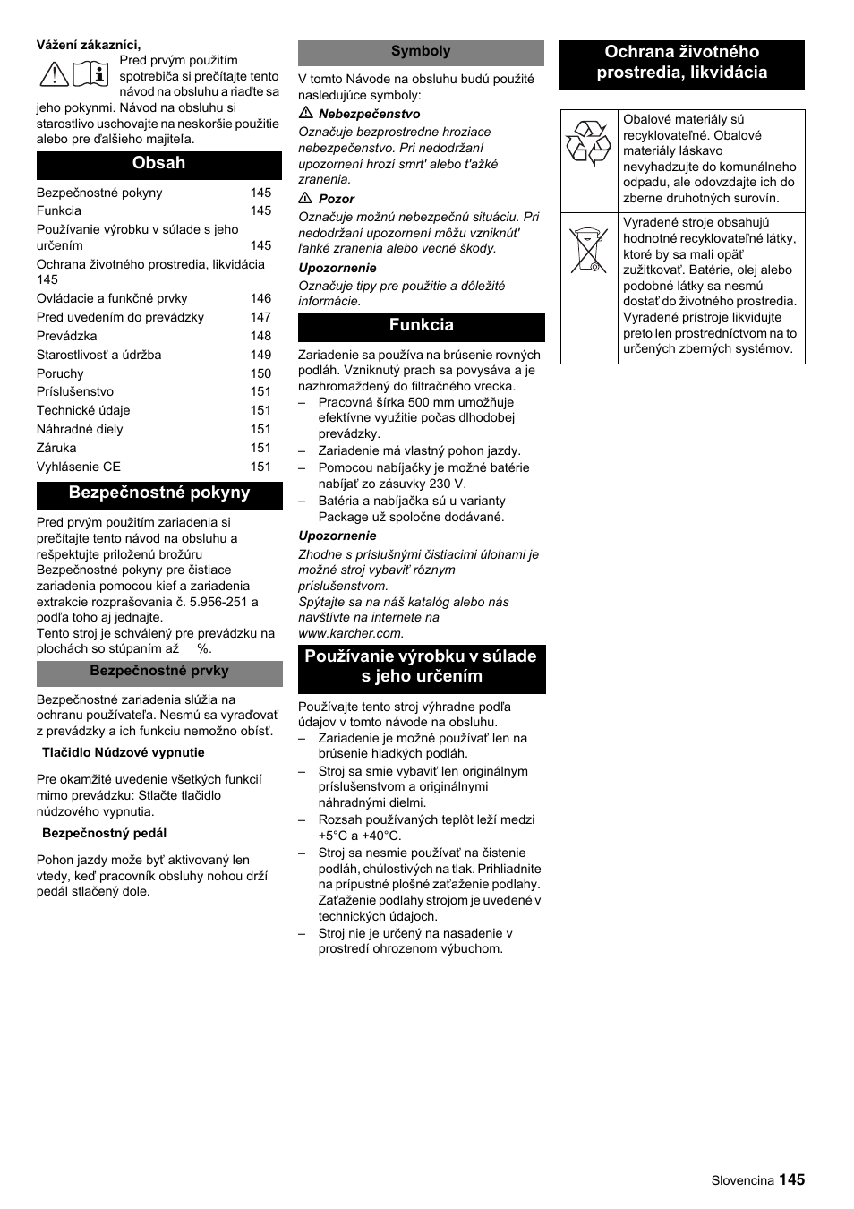 Karcher BDP 50-2000 Rs BP User Manual | Page 145 / 196