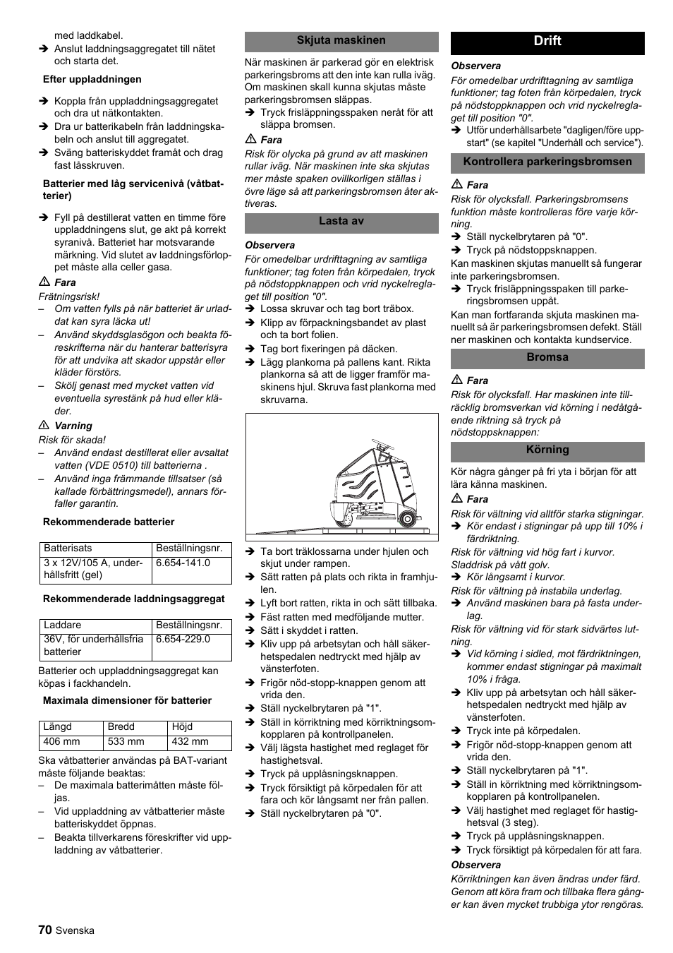 Drift | Karcher BDP 50-2000 Rs BP User Manual | Page 70 / 196