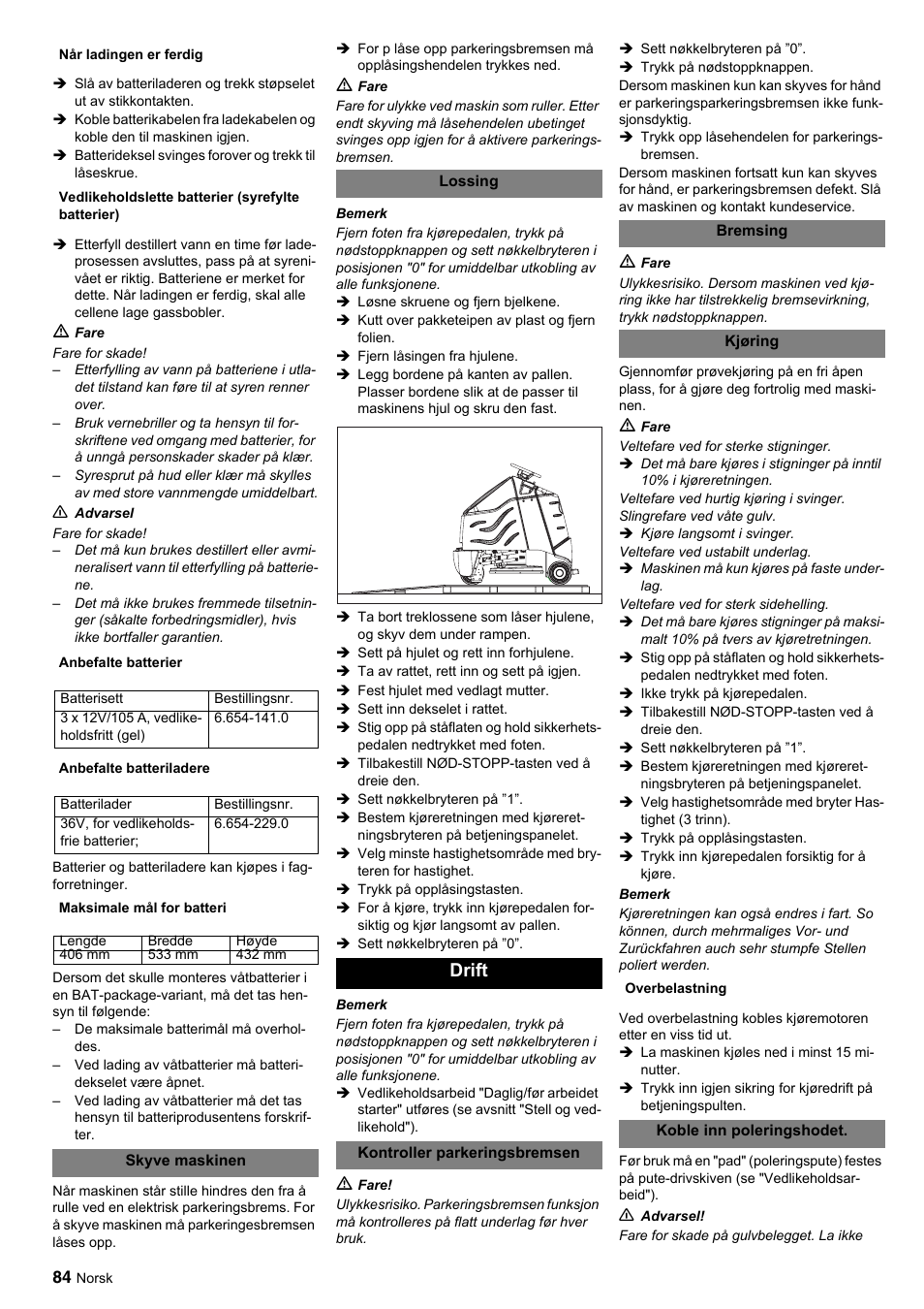 Drift | Karcher BDP 50-2000 Rs BP User Manual | Page 84 / 196