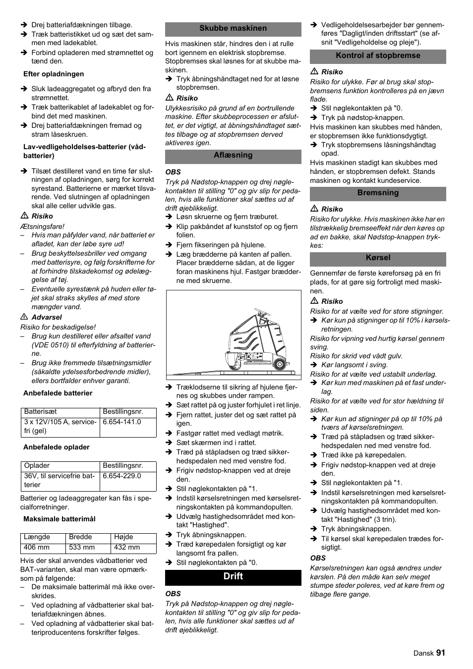 Drift | Karcher BDP 50-2000 Rs BP User Manual | Page 91 / 196