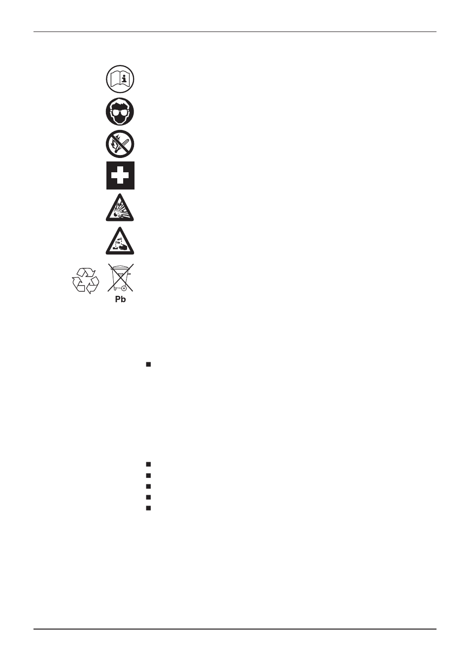 User instructions, Battery | Karcher KMR 1250 Lpg User Manual | Page 19 / 28