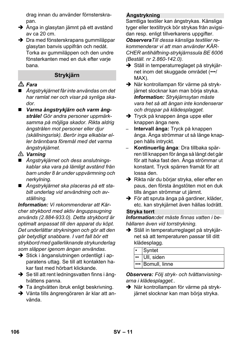 Karcher SC 4-100 CB User Manual | Page 106 / 314