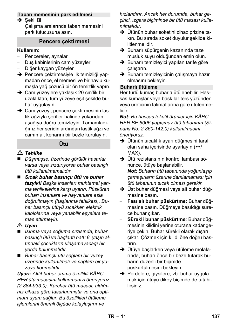 Karcher SC 4-100 CB User Manual | Page 137 / 314