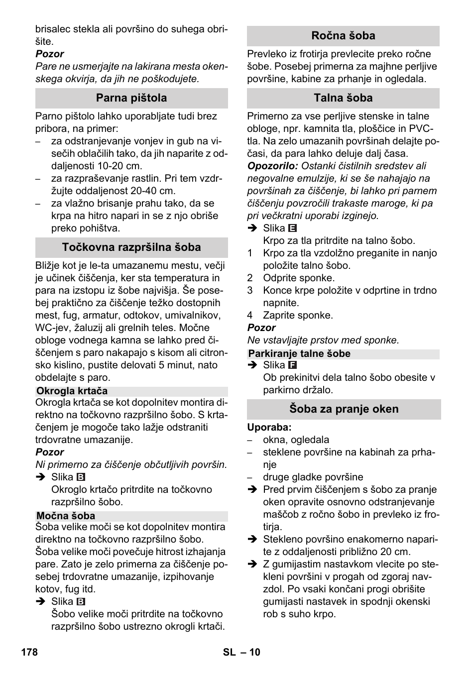 Karcher SC 4-100 CB User Manual | Page 178 / 314