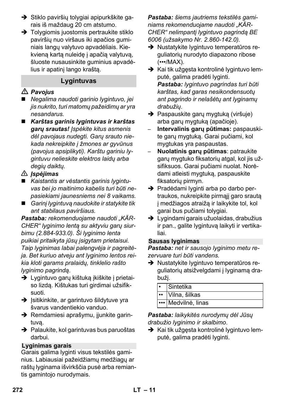 Karcher SC 4-100 CB User Manual | Page 272 / 314