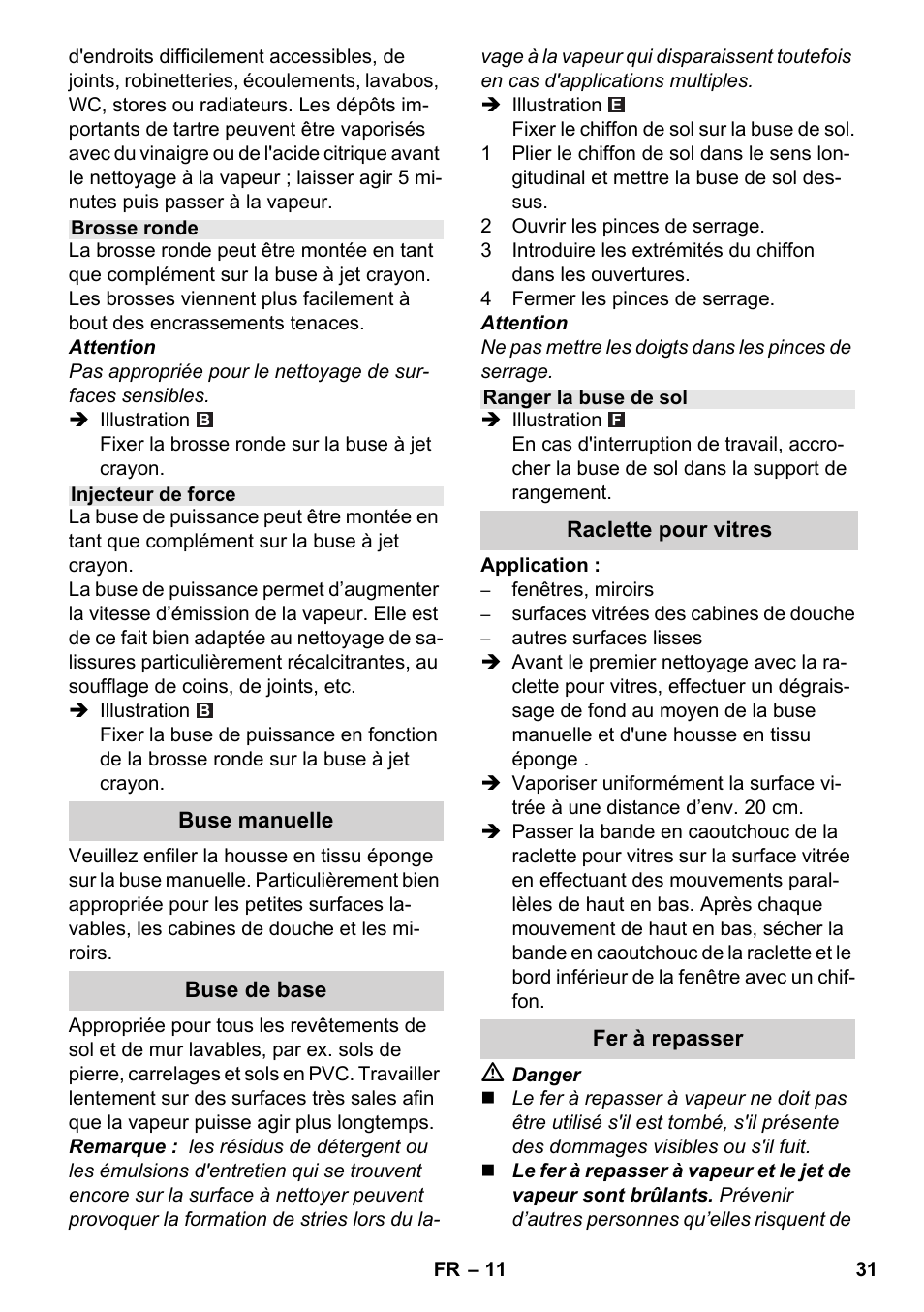 Karcher SC 4-100 CB User Manual | Page 31 / 314