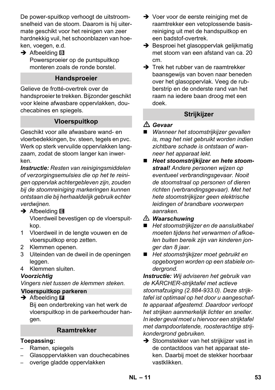 Karcher SC 4-100 CB User Manual | Page 53 / 314