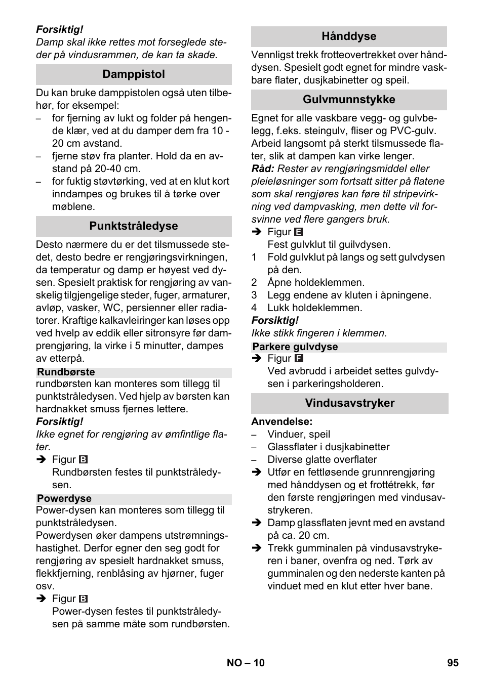 Karcher SC 4-100 CB User Manual | Page 95 / 314