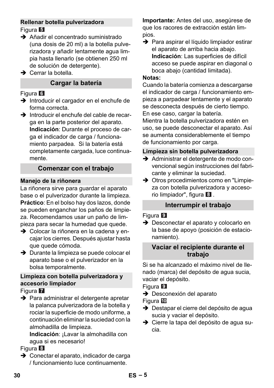 Karcher WV 60 Plus User Manual | Page 30 / 144