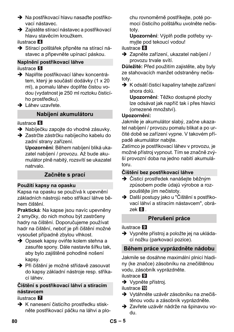 Karcher WV 60 Plus User Manual | Page 80 / 144