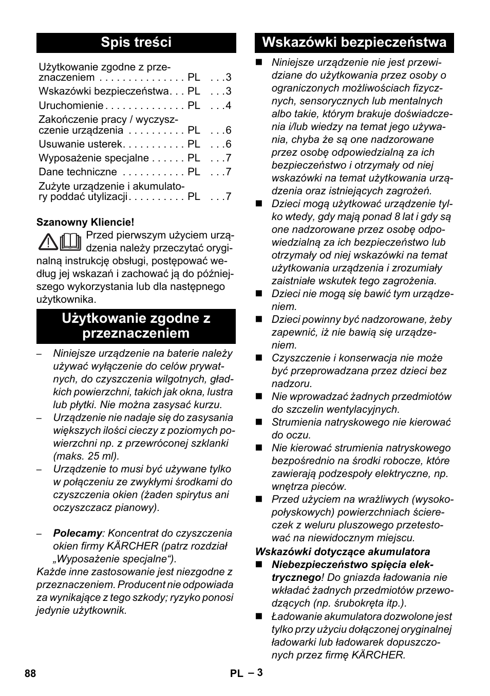 Karcher WV 60 Plus User Manual | Page 88 / 144