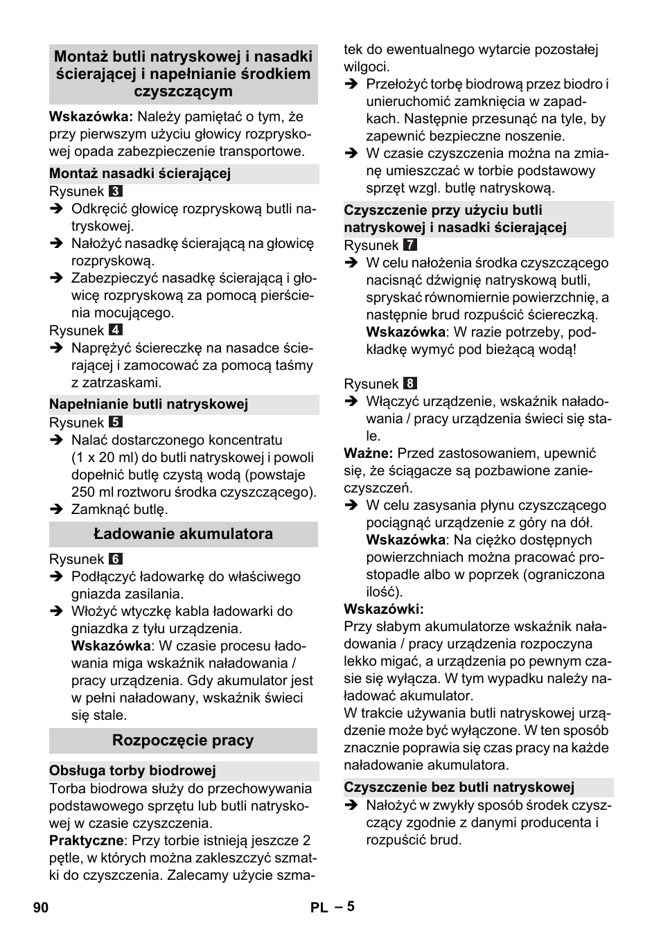 Karcher WV 60 Plus User Manual | Page 90 / 144