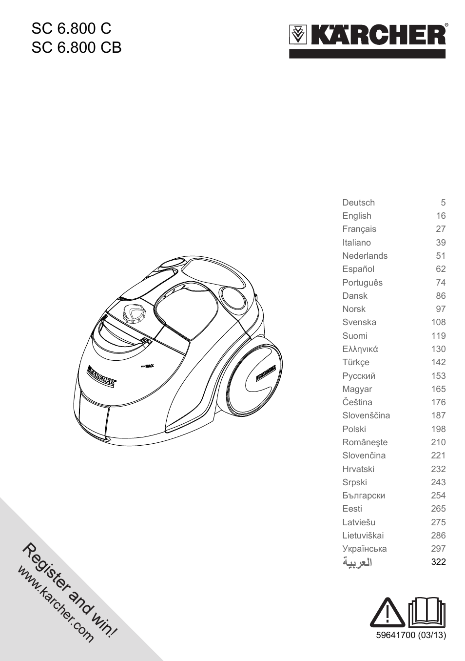 Karcher SC 6-800 C User Manual | 326 pages