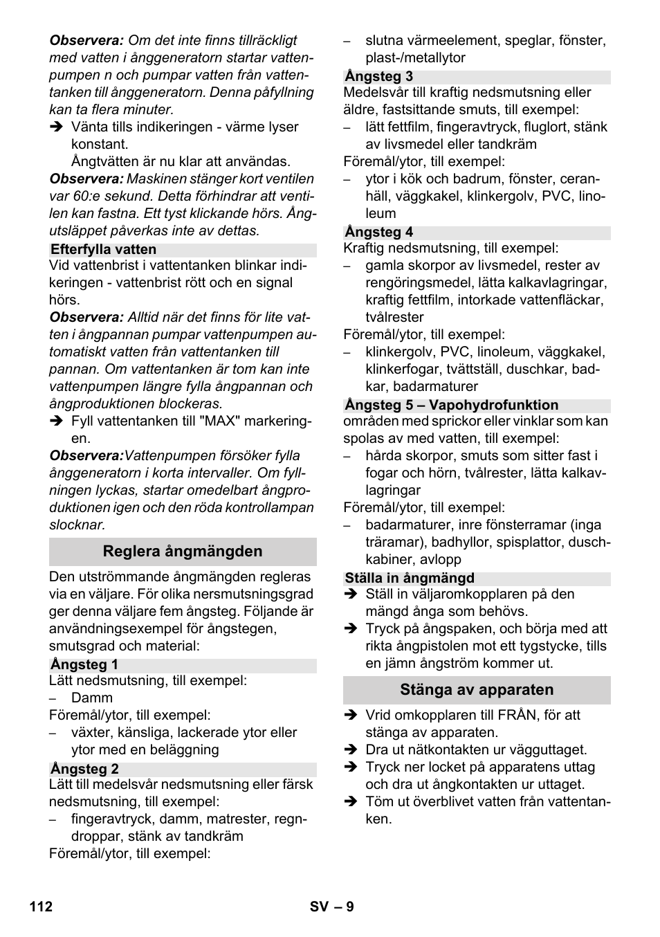Karcher SC 6-800 C User Manual | Page 112 / 326