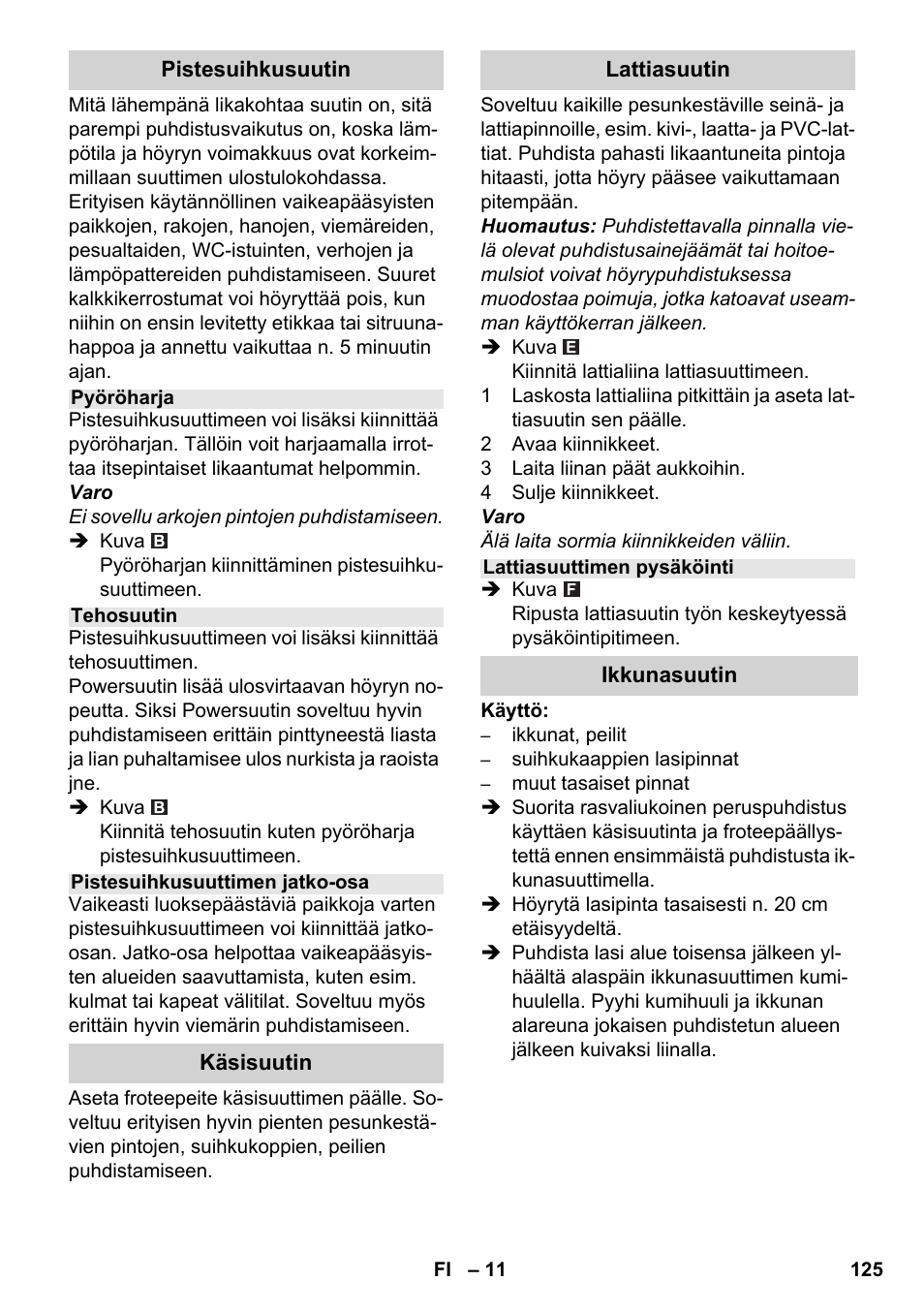 Karcher SC 6-800 C User Manual | Page 125 / 326