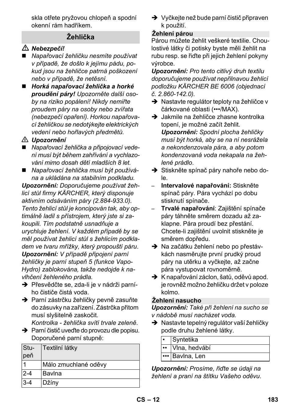 Karcher SC 6-800 C User Manual | Page 183 / 326