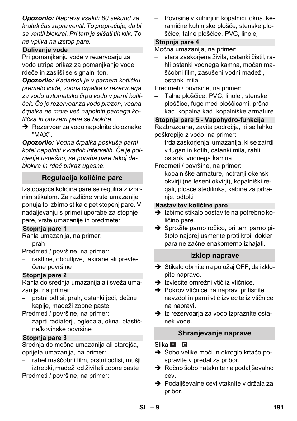Karcher SC 6-800 C User Manual | Page 191 / 326