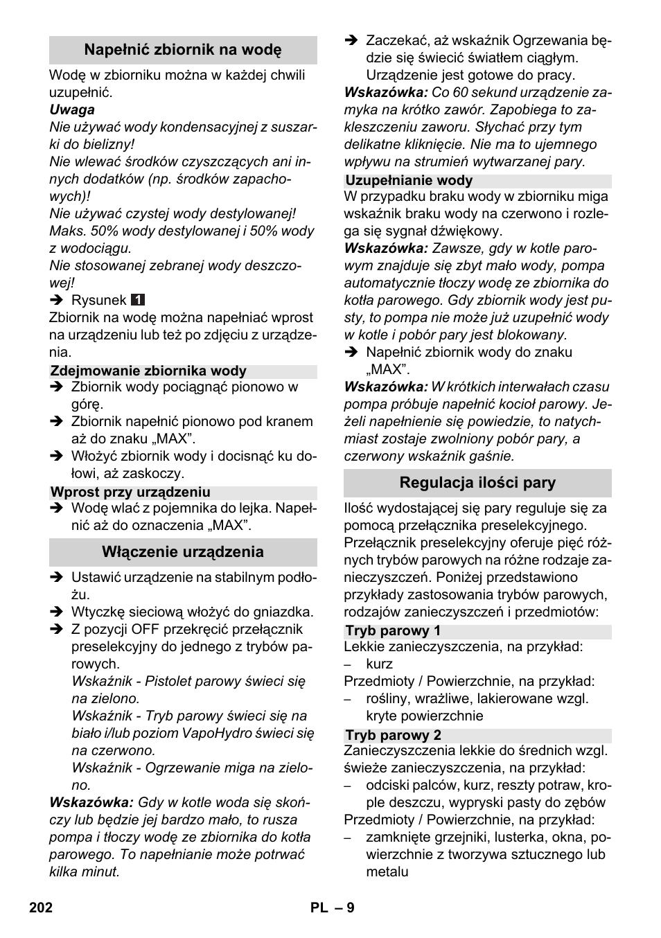 Karcher SC 6-800 C User Manual | Page 202 / 326