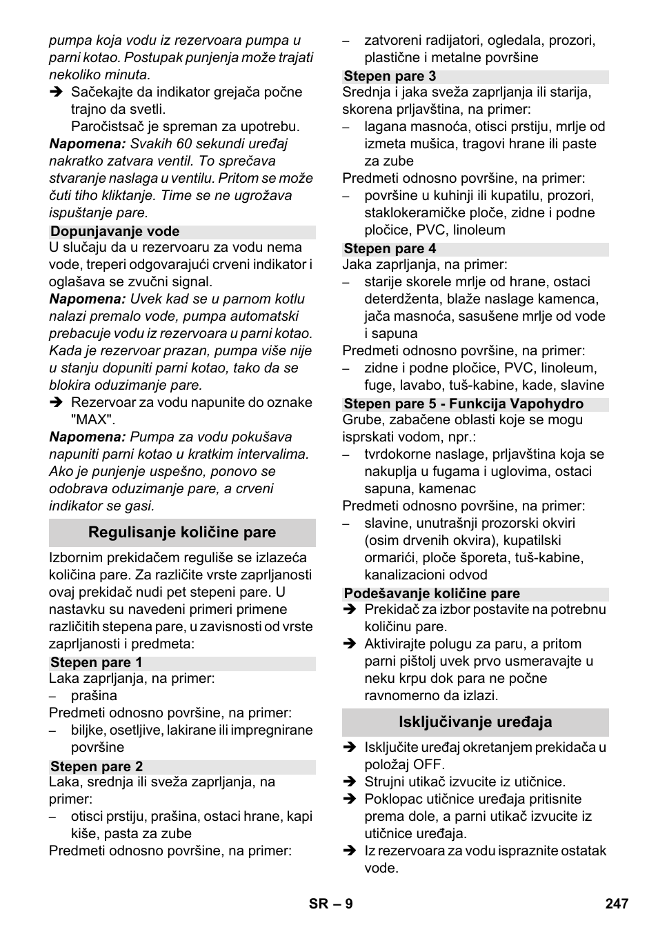 Karcher SC 6-800 C User Manual | Page 247 / 326