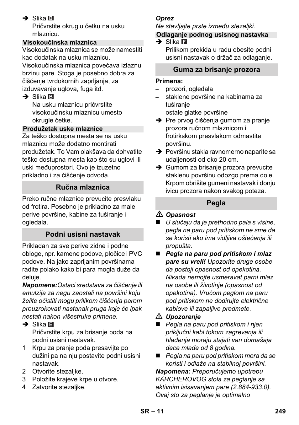 Karcher SC 6-800 C User Manual | Page 249 / 326