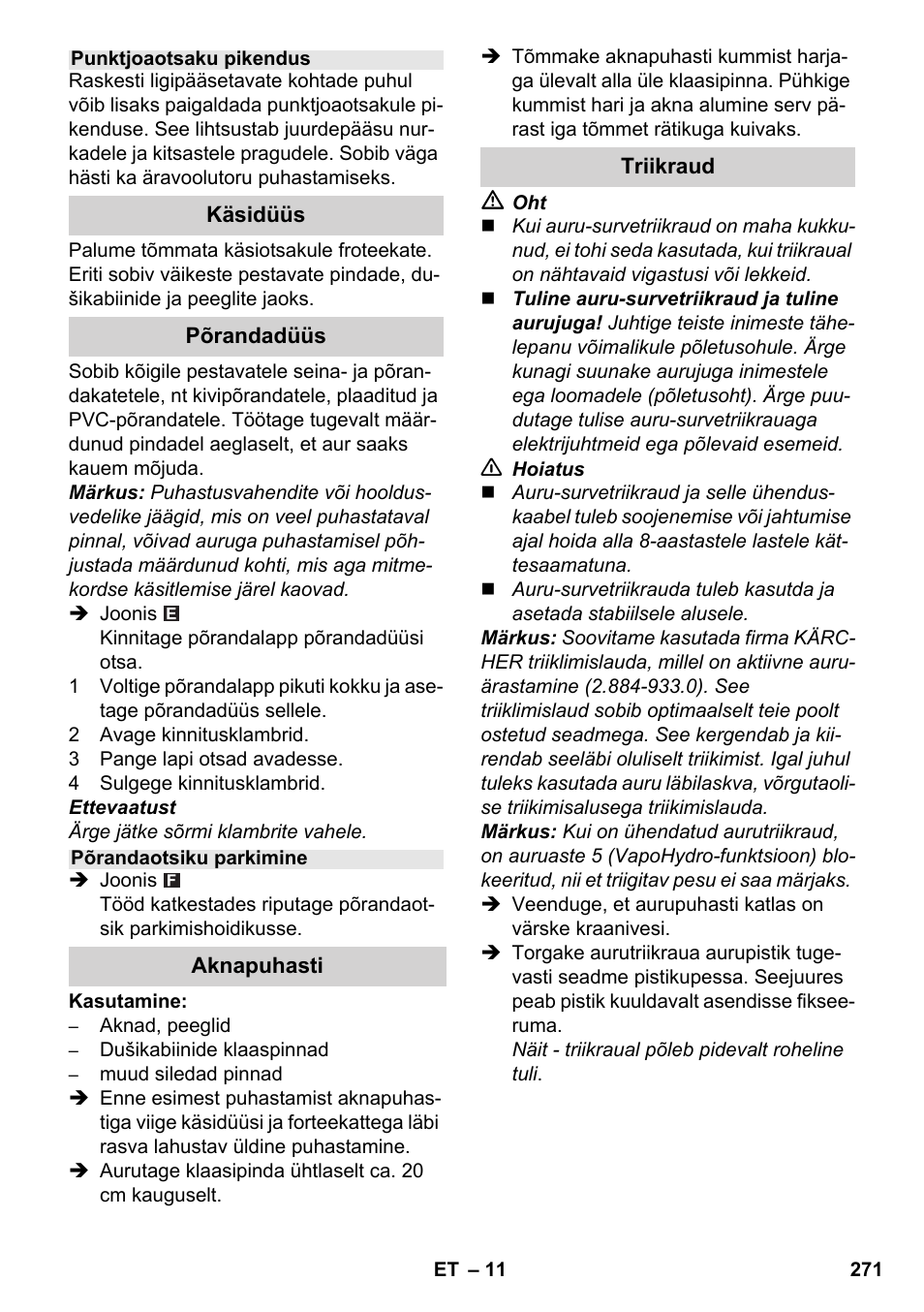 Karcher SC 6-800 C User Manual | Page 271 / 326