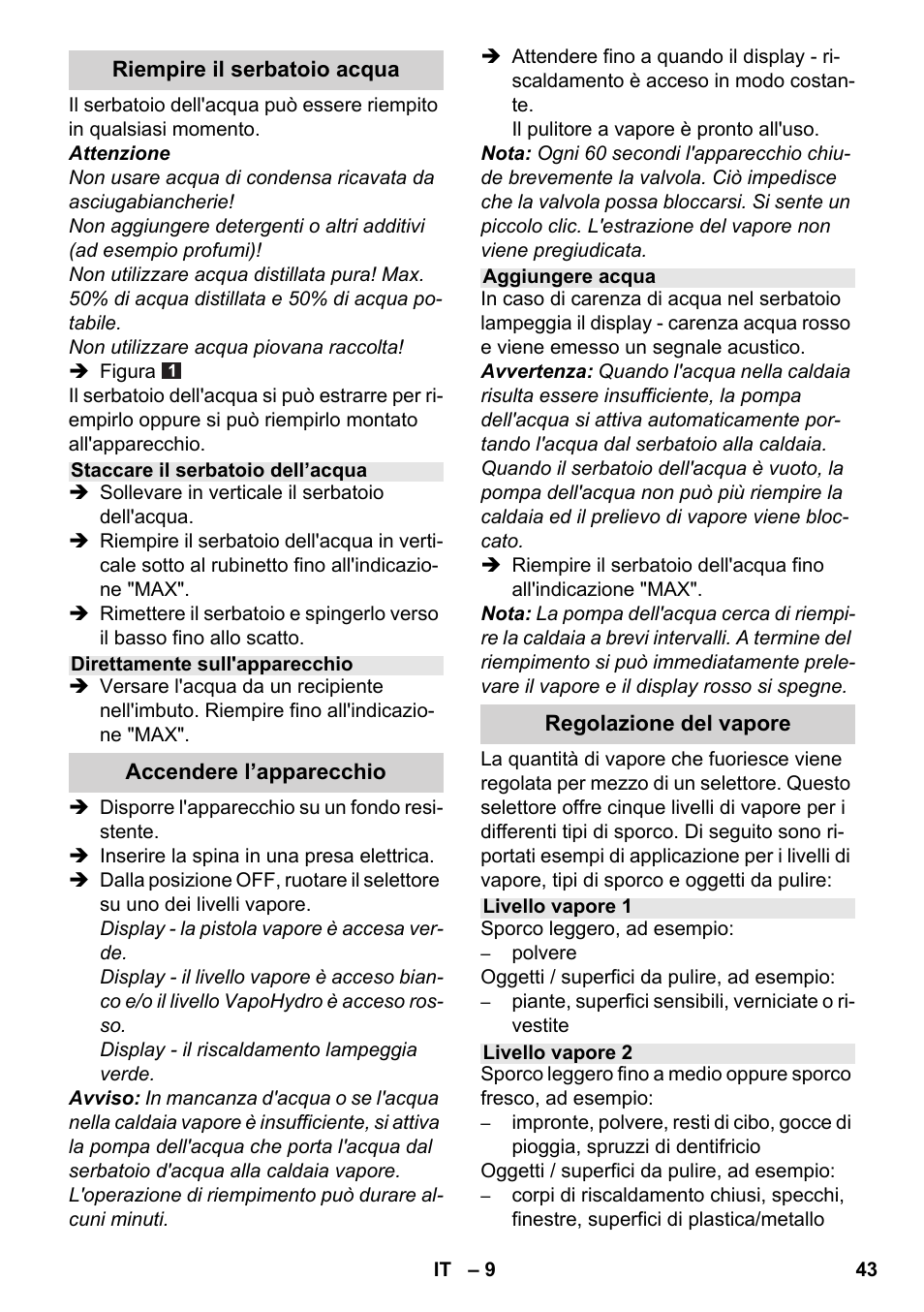 Karcher SC 6-800 C User Manual | Page 43 / 326