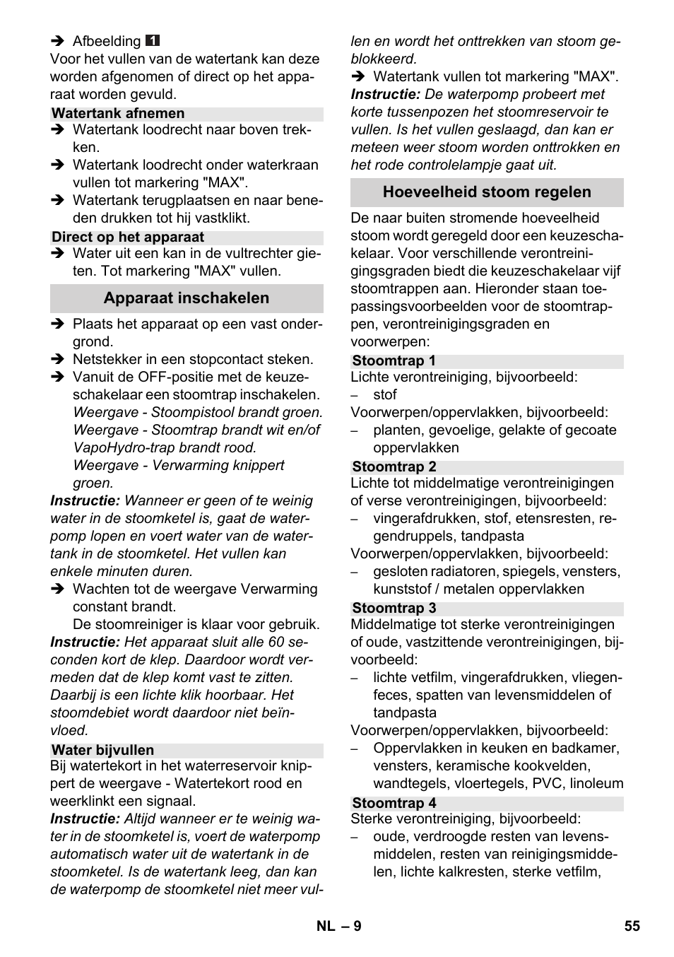 Karcher SC 6-800 C User Manual | Page 55 / 326
