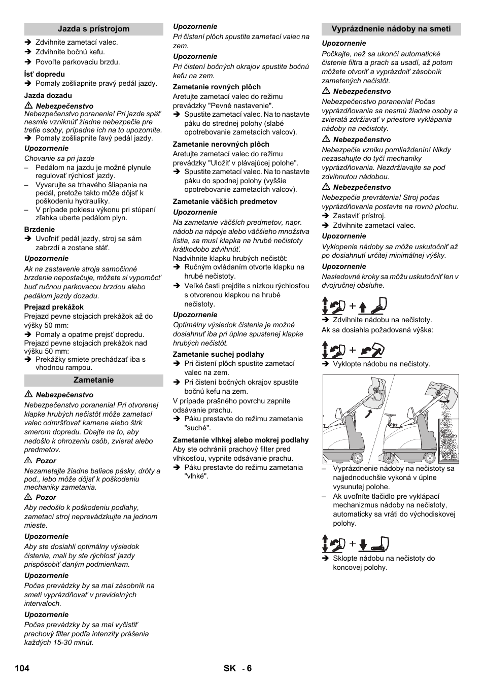 Karcher KMR 1250 Lpg User Manual | Page 104 / 144