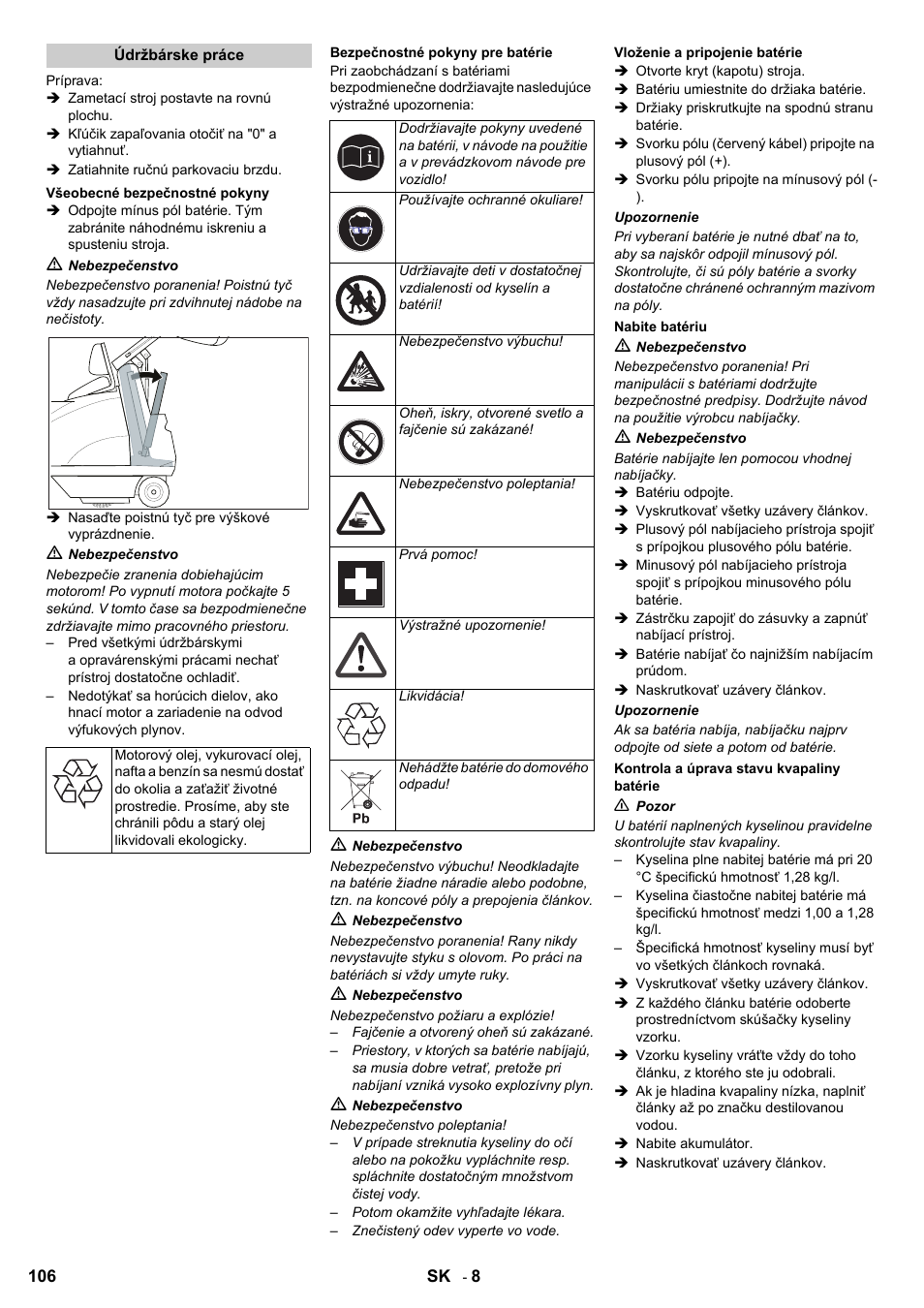 Karcher KMR 1250 Lpg User Manual | Page 106 / 144